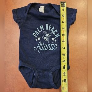 Rabbit Skins Blue Bodysuit with Snap Closure